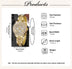 Women's Luxury Rhinestone Jewelry & Watch Set