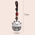 Lucky Cat Braided Rope Keychain