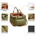 Luxury Faux Leather Pet Car Booster Seat