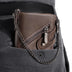 Vintage Leather Chain Wallet with RFID Protection