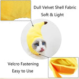 Halloween Funny Pet Cat Cap Costume Warm Rabbit Hat ，New Year Party Pet Dog Christmas Cosplay Accessories Photo Props Headwear