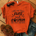 Aunt & Dog Mom Graphic T-Shirt