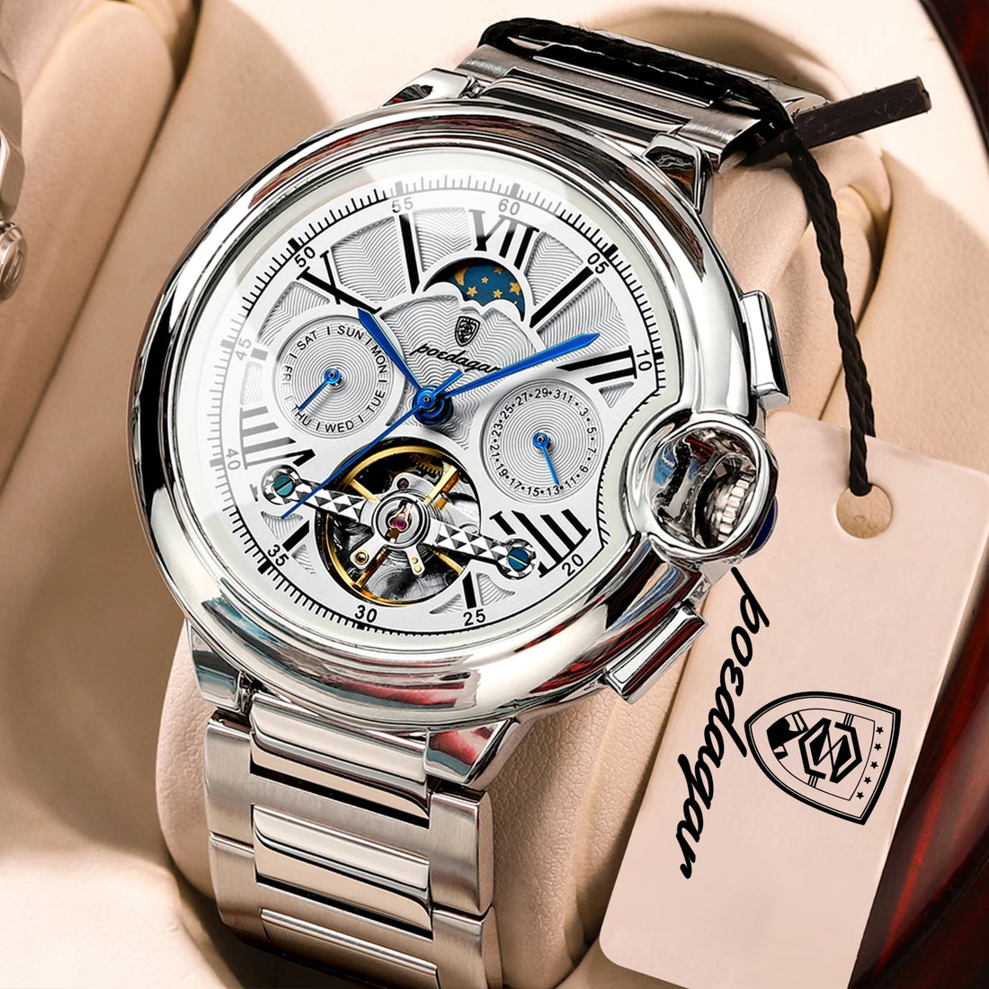 POEDAGAR Automatic Mechanical Watch