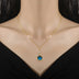 Titanium Steel Star & Planet Necklace
