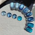 Sparkling Blue Cat Magnetic Gel Nail Polish