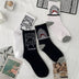 Spring Summer High Quality Harajuku Chaussette Style Shark Socks For Women Men's Cotton Hip Hop Man Meias Mens Calcetines
