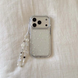 Cute cat line shiny stars paw print ins imd back cover for iphone 17 14 15 promax 13 16 pro max phone case bacelet capa