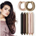 Heatless satin hair curling rod set