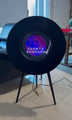 R1 High-end Speaker with RGB LCD Screen for Displaying Lyrics; Home Theater Party Outdoor Stage Speaker
