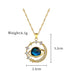 Titanium Steel Star & Planet Necklace