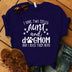 Aunt & Dog Mom Graphic T-Shirt