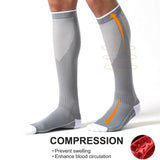 1 Pair Compression Socks for Women and Men 20-30mmHg-Circulation Support Socks