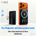25W Power Bank 10000mAh, 3-in-1 Magnetic Wireless Charger for iPhone 17/16/15/14/13/12 & Apple Watch & AirPods, Ultra Slim