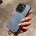 Luxury Suede Lambskin Leather Case For iPhone 17 16 15 14 Plus 13 12 11 Pro Max Camera Protection Shockproof Soft Silicone Cover