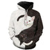 Black and White Cat 3D Print Hoodie
