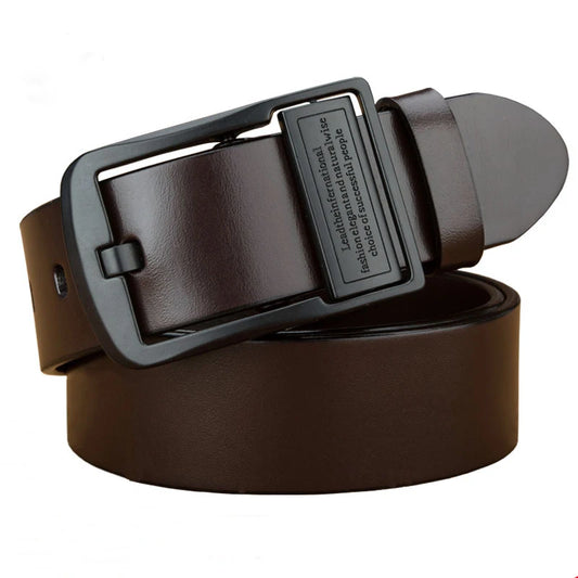 Classic Pin Buckle Leather Belt