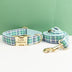 Plaid Dog Collar & Leash Set
