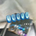 Sparkling Blue Cat Magnetic Gel Nail Polish