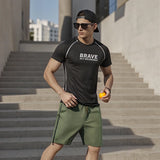 Men s Lightweight Quick Dry Running Shorts with Side Split and Breathable Mesh Panels for Gym Workout Training