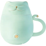 Lucky Cat Mug Tea Mug Creative Ceramic Cup With Cover Filter Office Water Cup Tea Separation Tea Cup