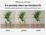 Metal Plant Stand Flower Pot Base Holder Stool for Home Garden Indoor Outdoor Flower Plant Display Free Standing Bonsai Holder