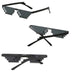 Pixelated Mosaic Party Sunglasses - 2 Pack