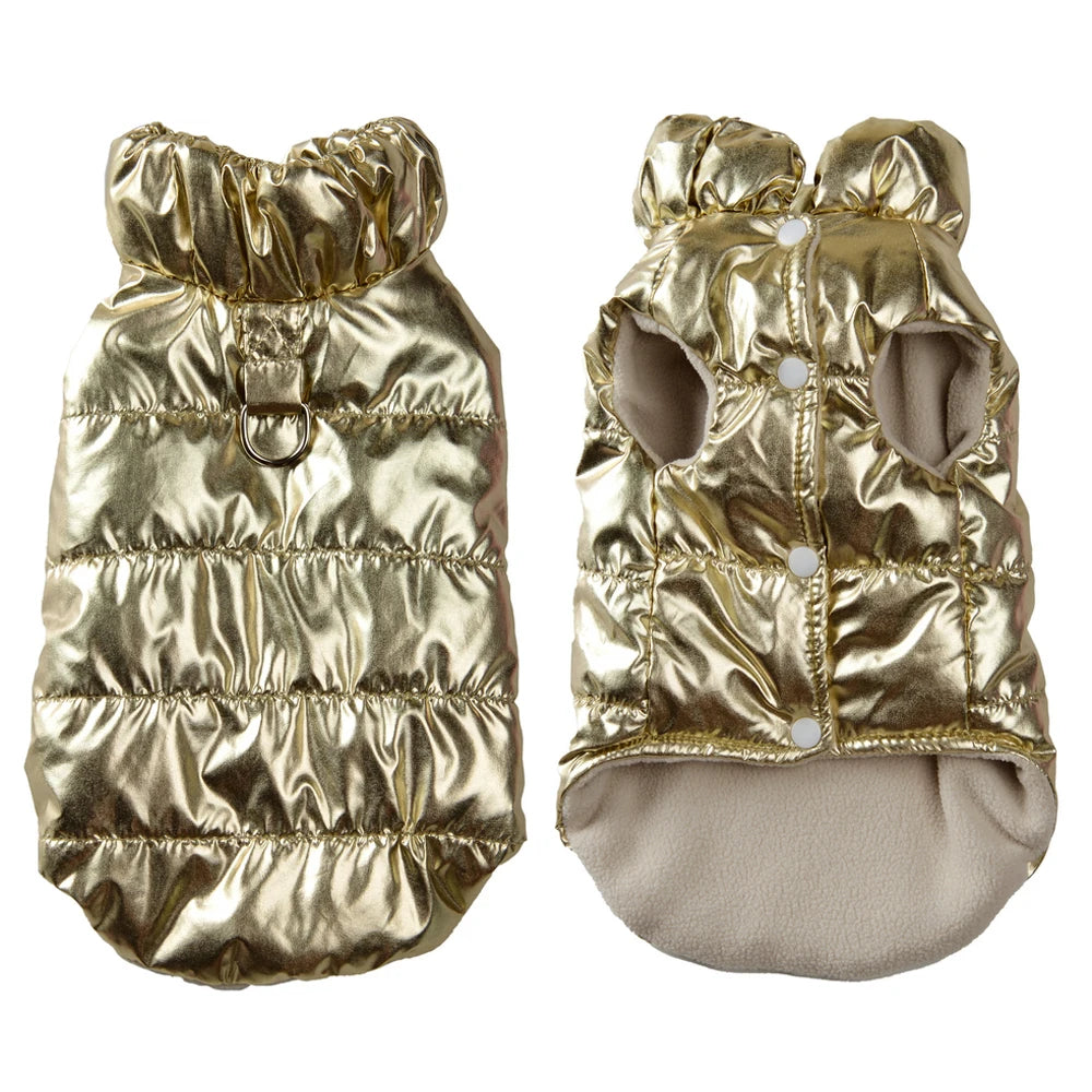 Waterproof Dog Clothes for Small Medium Dogs Cats Winter Warm Puppy Jacket Pet Turtleneck Windproof Coat Chihuahua Pug Outfits