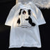 Sleeping Cat Embroidered T-Shirt
