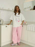 Cute Cat Print Oversized T-Shirt