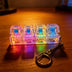 /Clickable Keyboard Keychain LED Light - Stress Anxiety Relief Fidget Toy, Portable Desktop Accessory for Office Decoration Gift