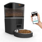 4L Large Capacity Smart Pet Feeder With Camera Cat Automatic Food Dispenser Timing Quantitative APP Remote Feeder Accessories