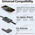25W Power Bank 10000mAh, 3-in-1 Magnetic Wireless Charger for iPhone 17/16/15/14/13/12 & Apple Watch & AirPods, Ultra Slim