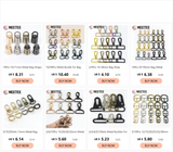 2/4/10Pcs 20/25/32/38mm Metal Strap Buckles Bag Trigger Snap Hook Webbing Chain Clasp Dog Collar Buckle DIY Hardware Accessories