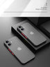 Luxury Armor Bumper Shockproof Case For iPhone 17 16 15 14 Plus 11 12 13 Mini Pro XR X Xs Max 17 Air Silicone Hard PC Cover Case
