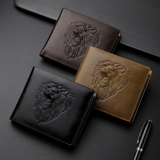 3D Embossed Leather Wallet