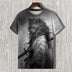 Edo Cat Samurai Warrior 3D Print T-Shirt