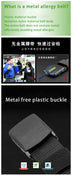 Metal-Free Casual Canvas Tactical Belt