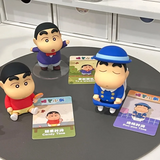 Authentic Crayon Shin-Chan Retro Daily Life Series Blind Box Cute Desktop Ornament Trendy Collectible Figurines Mysterious Dog
