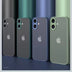 Luxury Armor Bumper Shockproof Case For iPhone 17 16 15 14 Plus 11 12 13 Mini Pro XR X Xs Max 17 Air Silicone Hard PC Cover Case