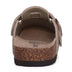Comwarm Fashion Men's Suede Mules Slippers New Women Clogs Cork Insole Sandals With Arch Support Outdoor Beach Slides Home Shoes
