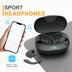 True Wireless LED Display Earbuds