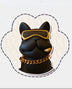 Bulldog with Sunglasses Resin Ornament