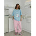 Cute Cat Print Oversized T-Shirt