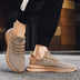 Premium Leather Lace-Up Casual Oxfords