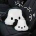 Plush Puppy Car Headrest & Lumbar Pillow