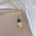 Titanium Steel Star & Planet Necklace