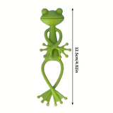 1/2/5pc Frog Shaped Plant Stand Tomato Plant Support Green Twist Garden Plant Supporter Adjustable DIY Vine Climbing Holders