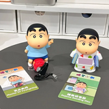 Authentic Crayon Shin-Chan Retro Daily Life Series Blind Box Cute Desktop Ornament Trendy Collectible Figurines Mysterious Dog