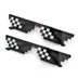 Pixelated Mosaic Party Sunglasses - 2 Pack