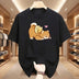 Kawaii Shiba Inu & Chick Graphic T-Shirt